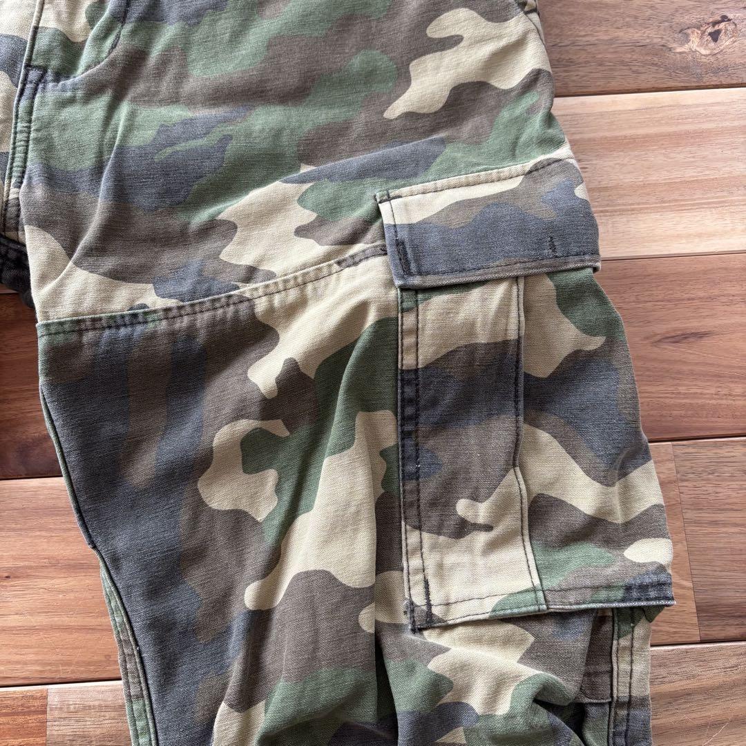 レア！！ A BATHING APE エイプ カモ カーゴ パンツ Sサイズ