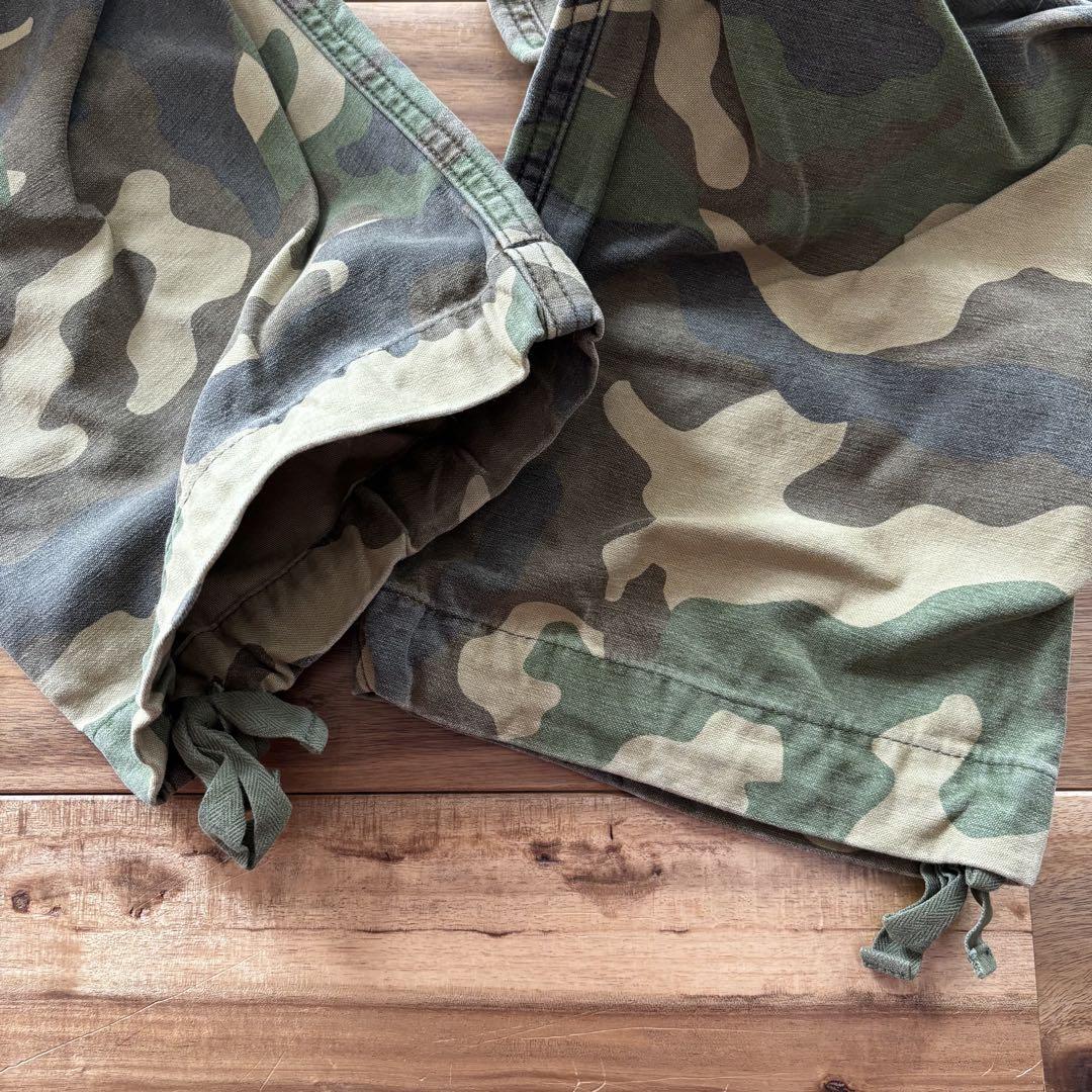 レア！！ A BATHING APE エイプ カモ カーゴ パンツ Sサイズ