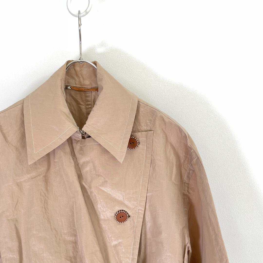 入荷なう Acne Studios ウエストリボントレンチコート ストゥディオズ アクネ ジャケット・アウター