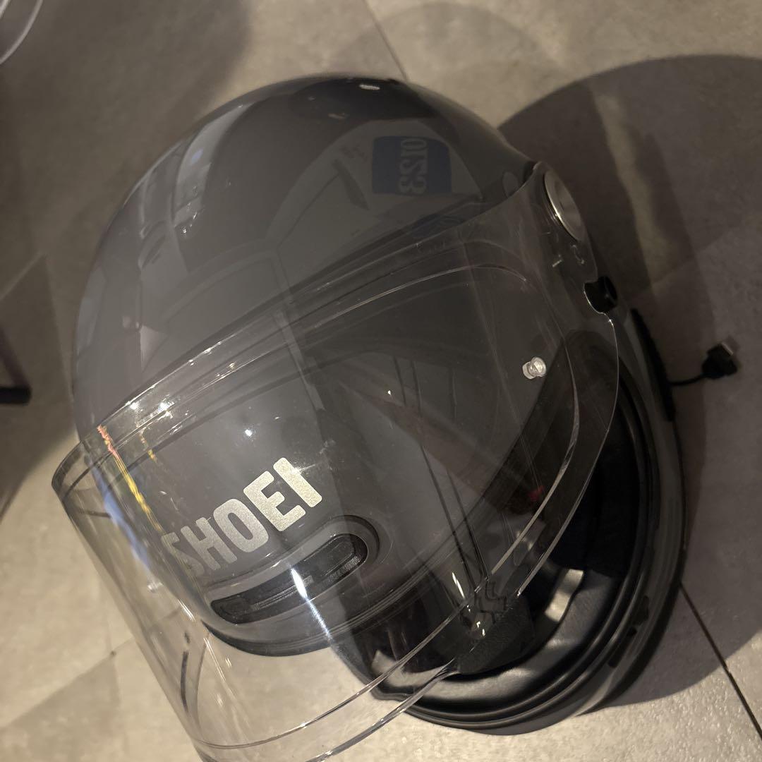 美品 SHOEI グラムスター バサルトグレー XLサイズ 純正メロー