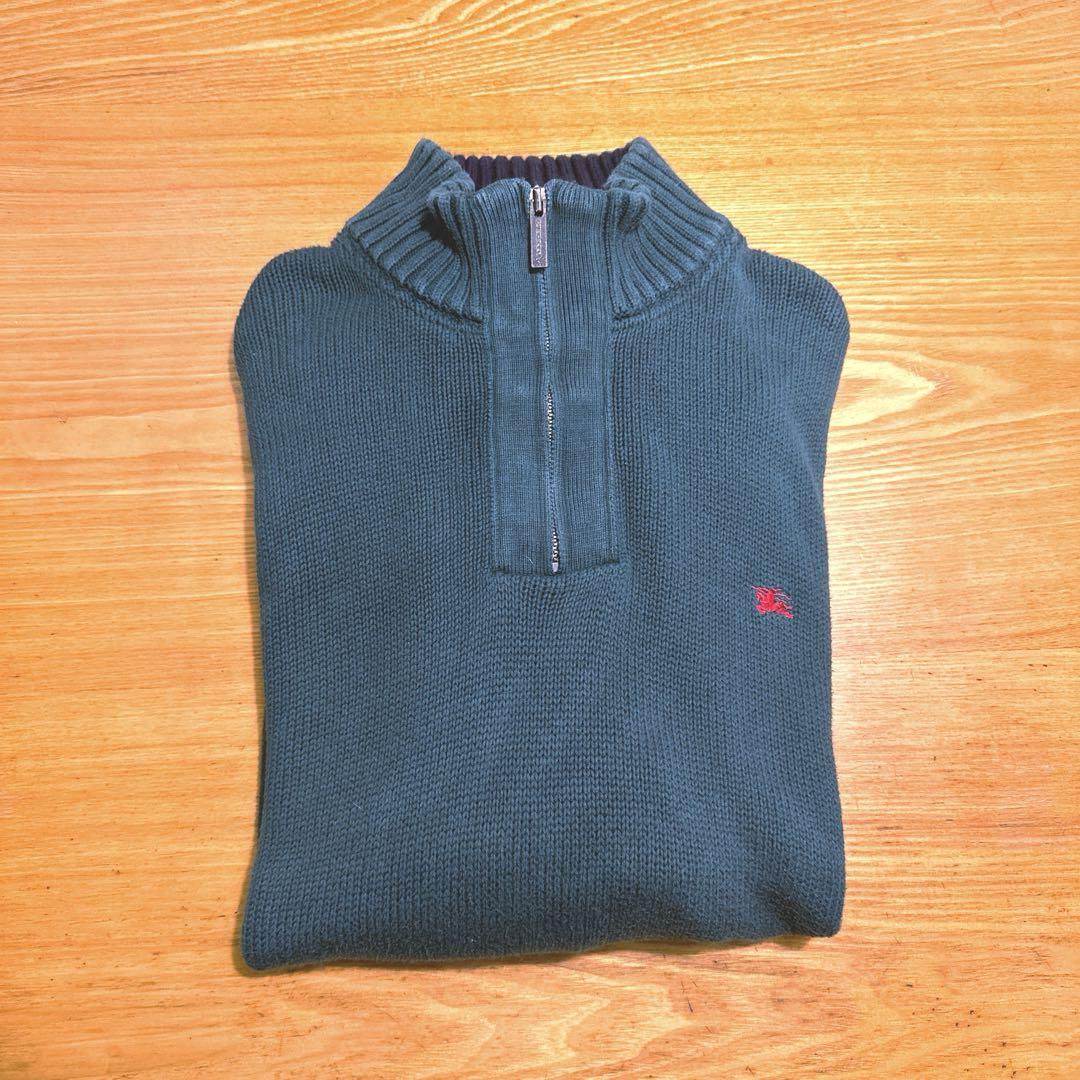 BURBERRY London バーバリー ロンドン ハーフジップニット