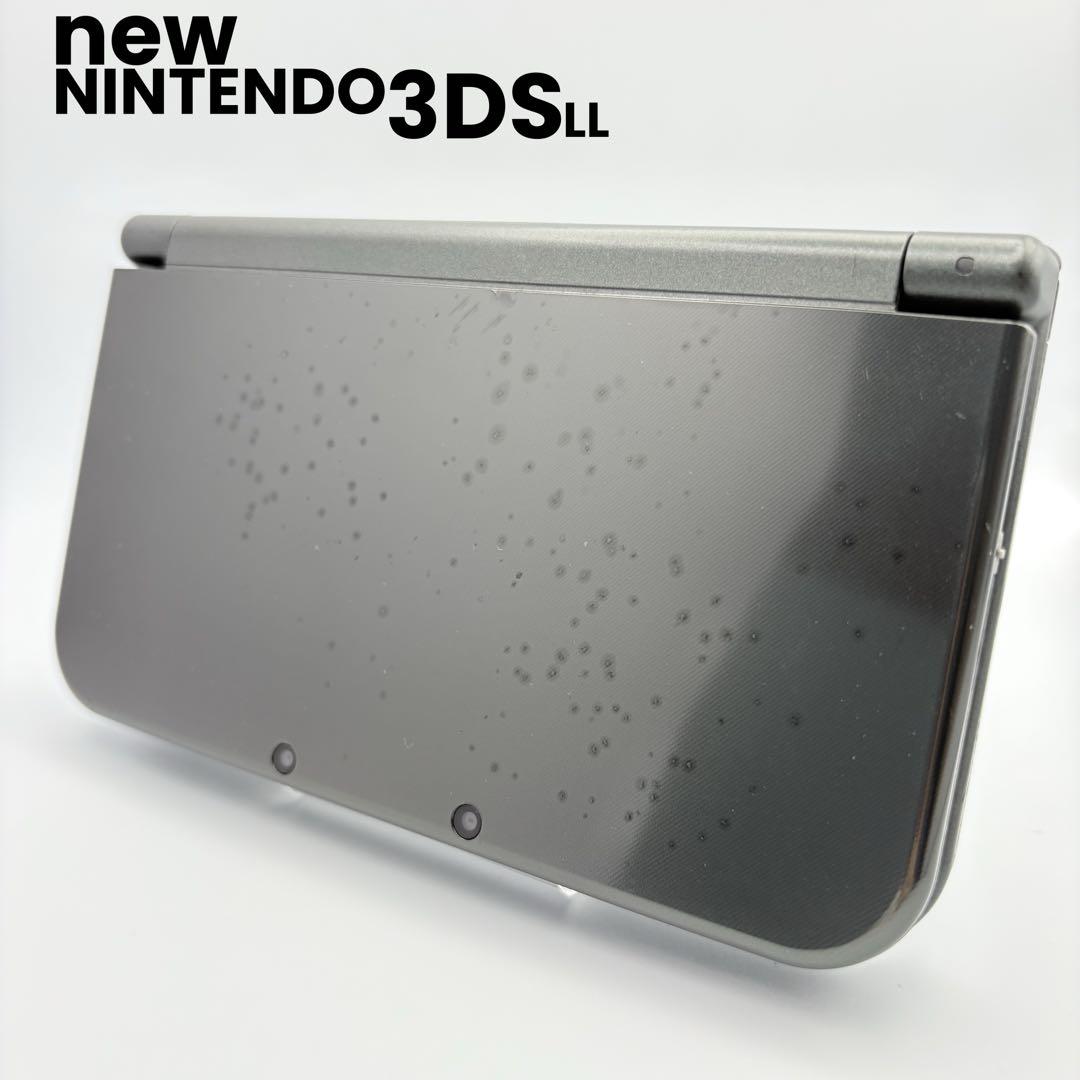 new NINTENDO 3DSLL 本体のみ メタリックブラック 上ips液晶