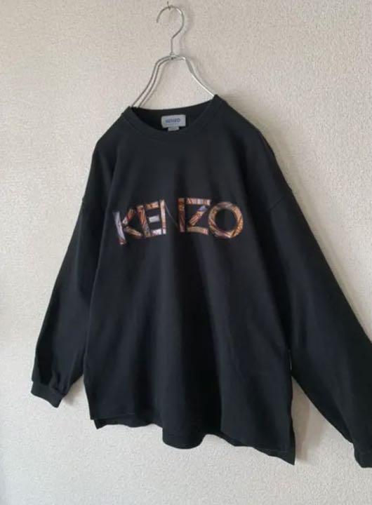 【KENZO】ケンゾー スウェット トレーナー ブラック 黒 希少 ゆるだぼ◎