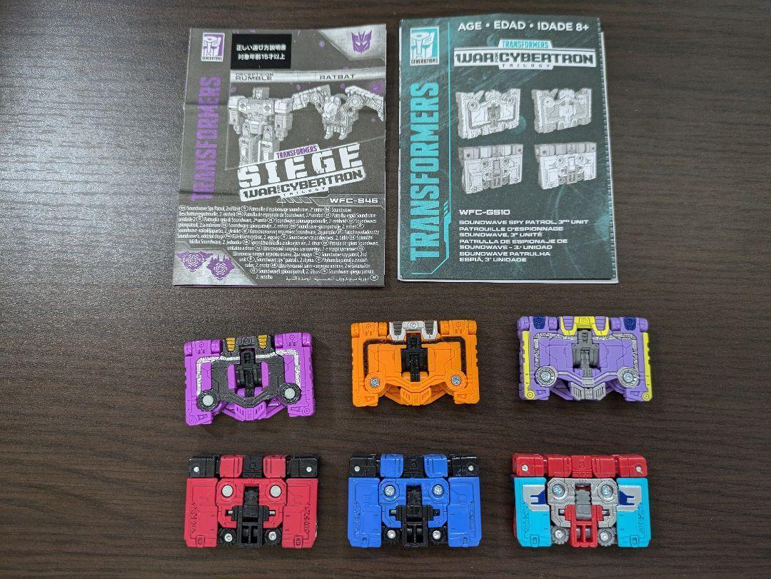 値下げ不可 トランスフォーマー サウンドウェーブWFC-14＋カセットロン１０体