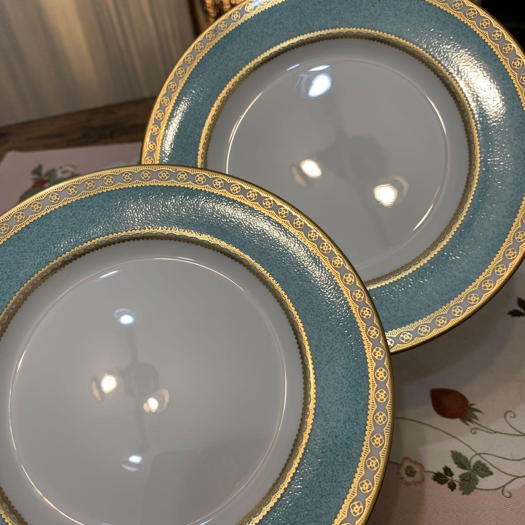 美品 WEDGWOOD ウェッジウッド ユーランダーパウダー ターコイズ