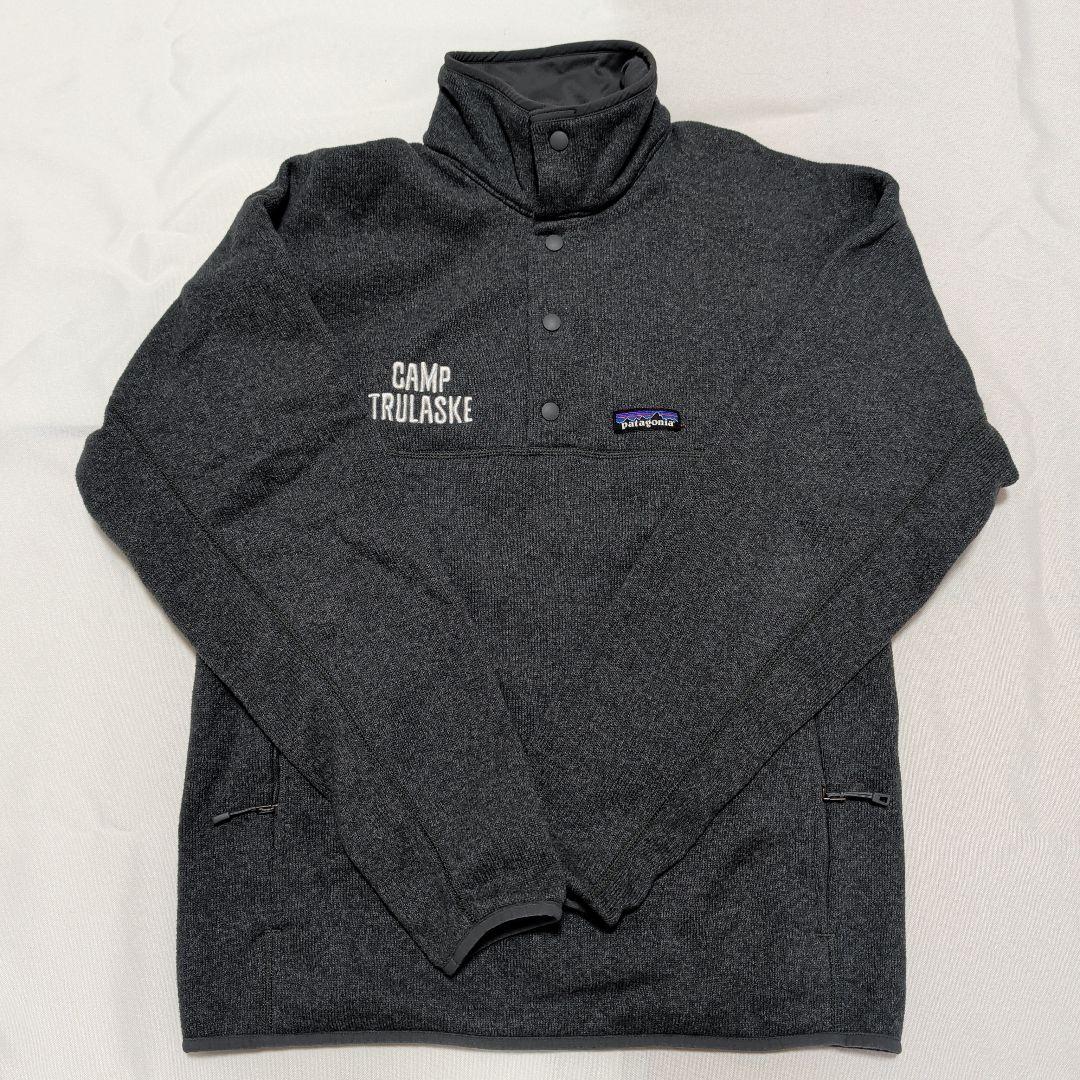 18年製 patagonia ハーフボタン ベターセーター グレー SS patagonia
