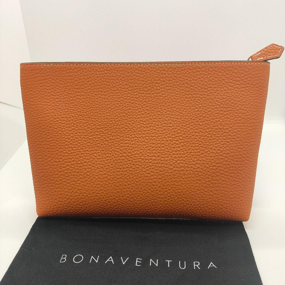BONAVENTURA ボナベンチュラ スクエアポーチ シュリンクレザー