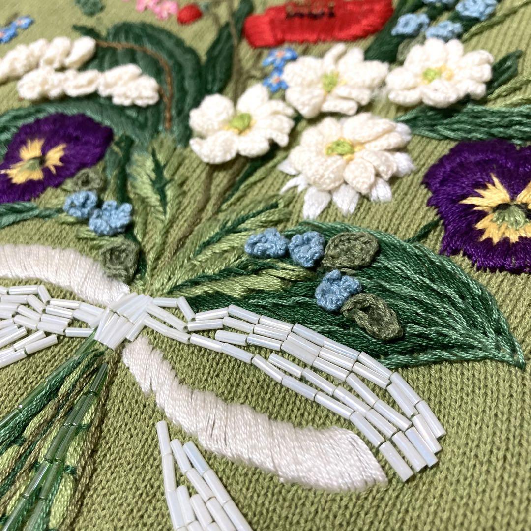 【希少】KEITA MARUYAMA ニットワンピース　カーディガン　刺繍