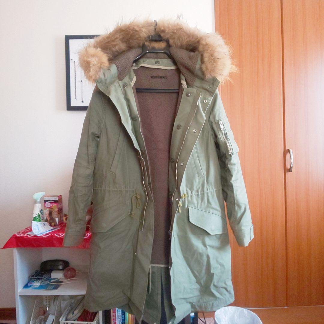 【いいね人気品】DISCOVERED ミリタリーモッズコート カーキ