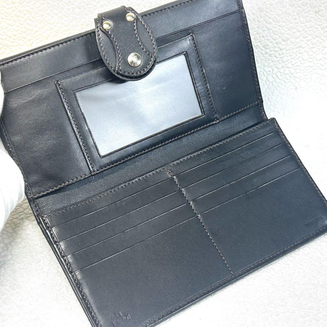 フェンディ 長財布 Wホック レディース ズッカ ブラック