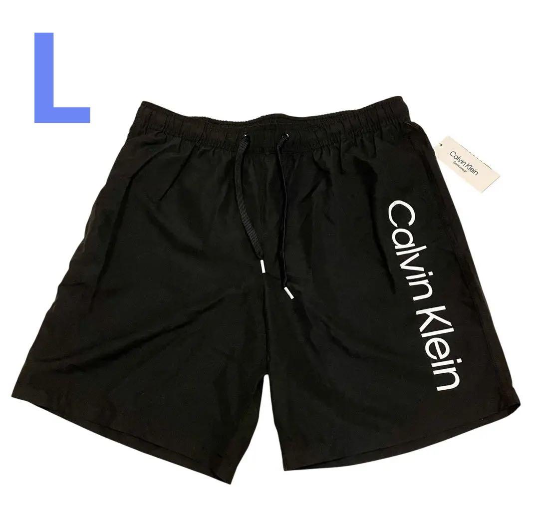 Calvin Klein ブラックメンズ水着 Lサイズ