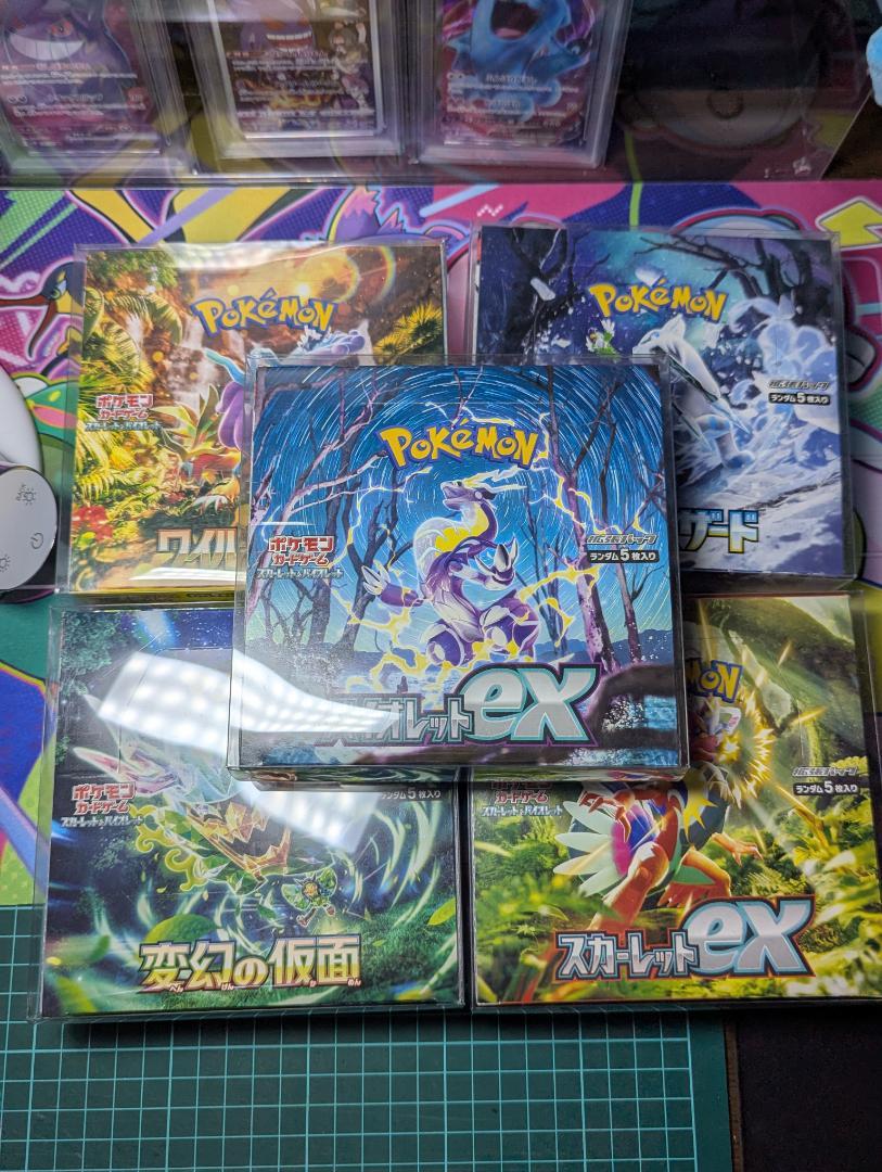 ポケモンカード　SV　シュリンクなし　５BOX