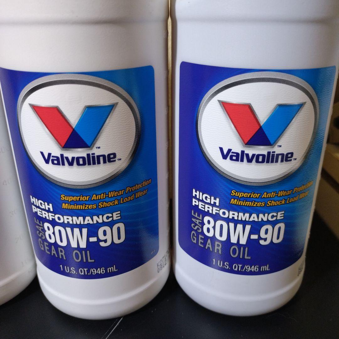 Valvoline 高性能 80W-90 ギアオイル 946mL5本セット