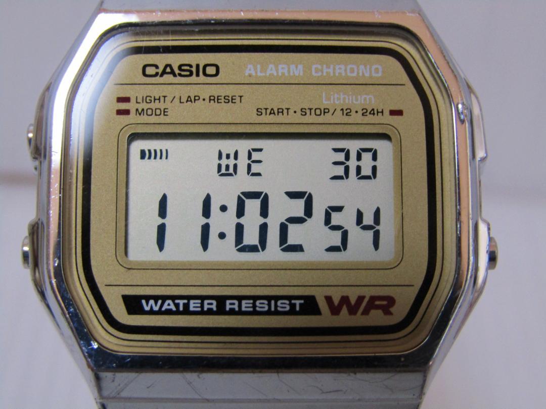 CASIO A158WE あいみょんモデル 初期型 枠なし チープカシオ