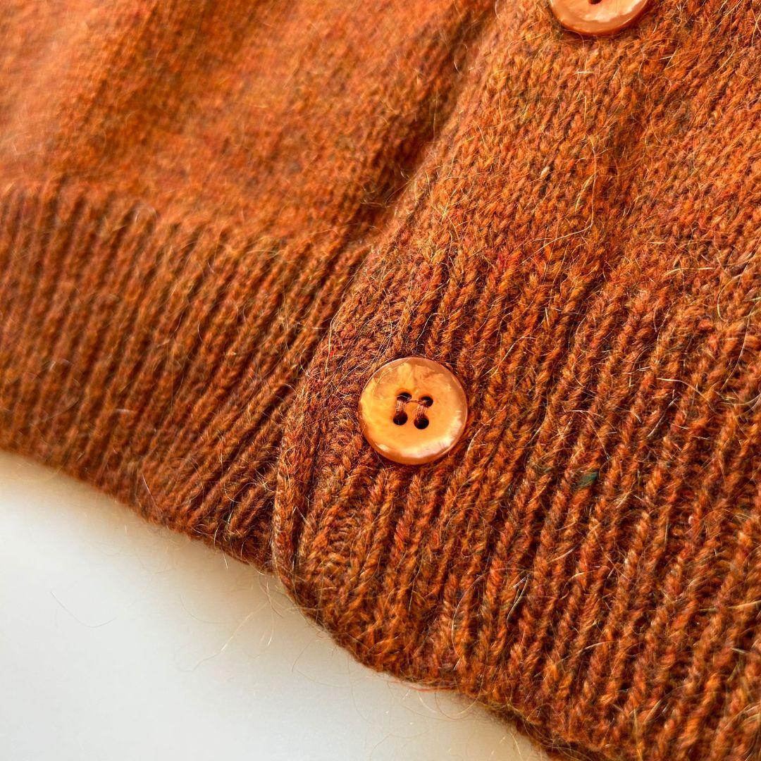 60s70s Jantzen tumblespun ニットカーディガン