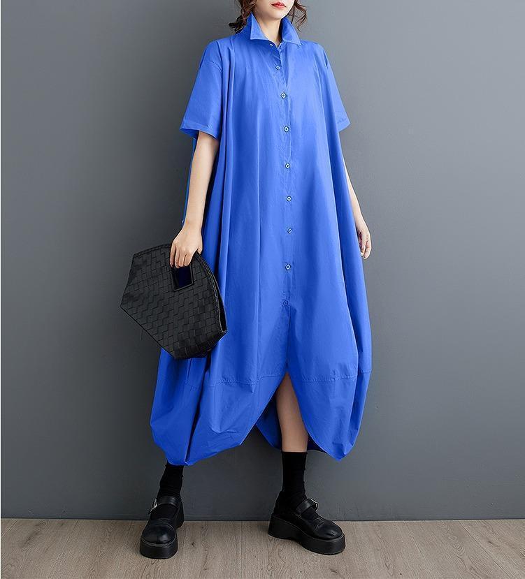 大きいサイズ レディース ワンピース　ロング　春夏 秋 新品 半袖　無地