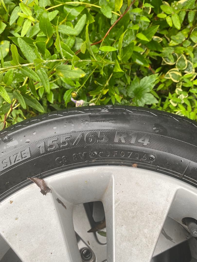 ワゴンr純正タイヤホイル4本セットSuzuki