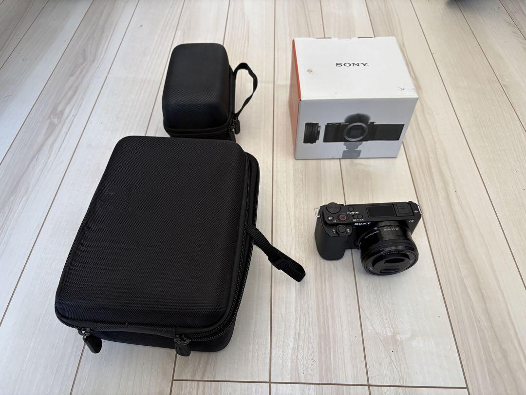Sony α ZV-E10本体とレンズ付き アクセサリー付きSONY