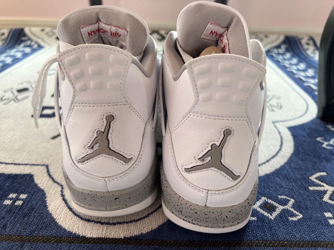 靴 Nike Air Jordan 4 \"Tech White\"