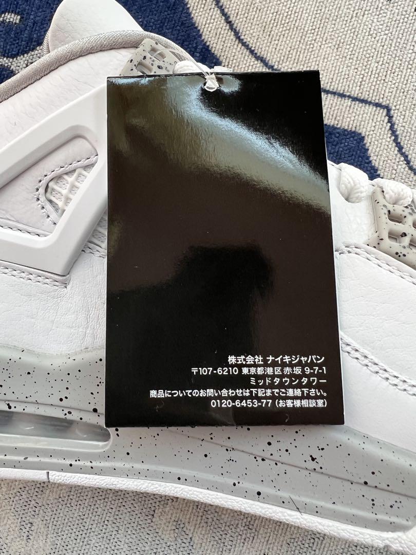 靴 Nike Air Jordan 4 \"Tech White\"