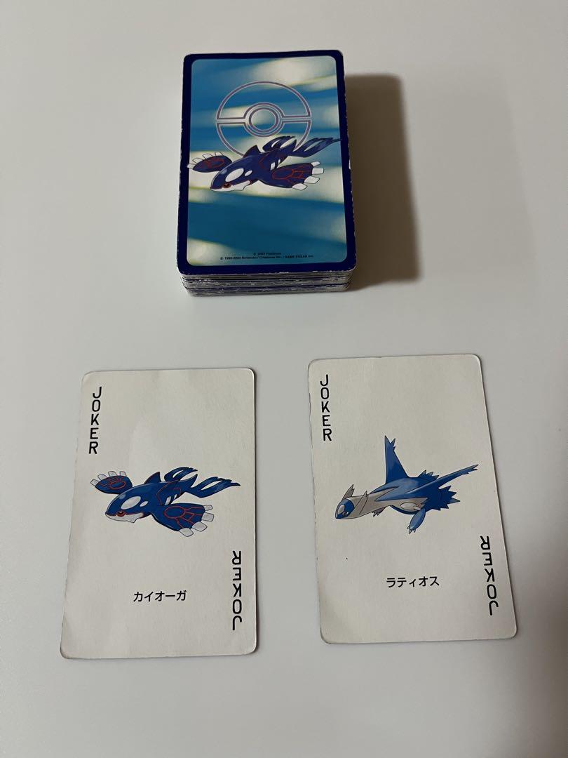 平成レトロ　レア✨ポケットモンスター【サファイア】トランプ　カイオーガラティオス 平成レトロ 希少✨ポケットモンスター【サファイア】トランプ