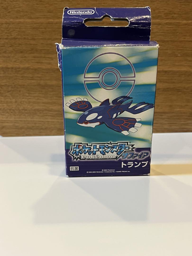 平成レトロ　レア✨ポケットモンスター【サファイア】トランプ　カイオーガラティオス 平成レトロ 希少✨ポケットモンスター【サファイア】トランプ
