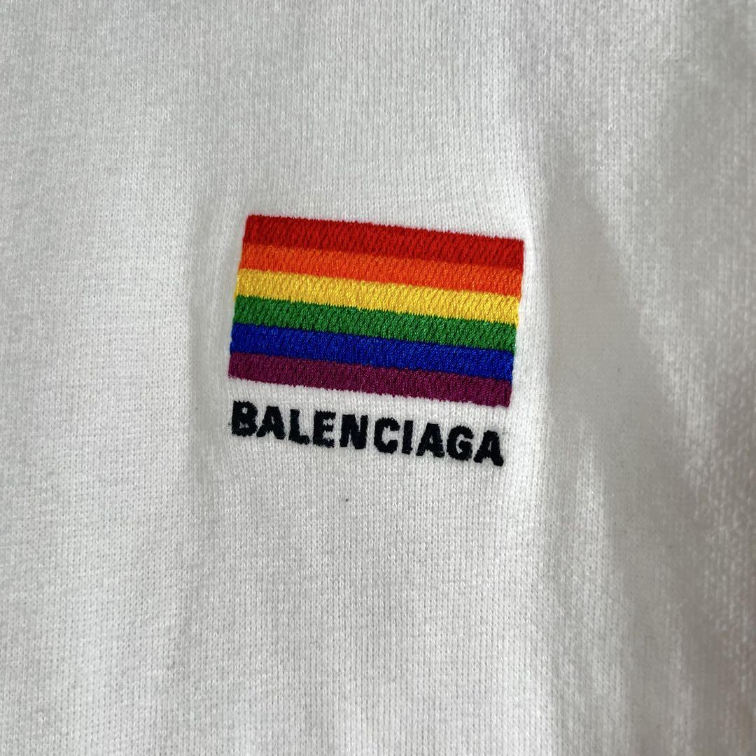 スペシャルオファ c*e様 BALENCIAGA フード付きパーカ ホワイト XS オーバーサイズ トップス