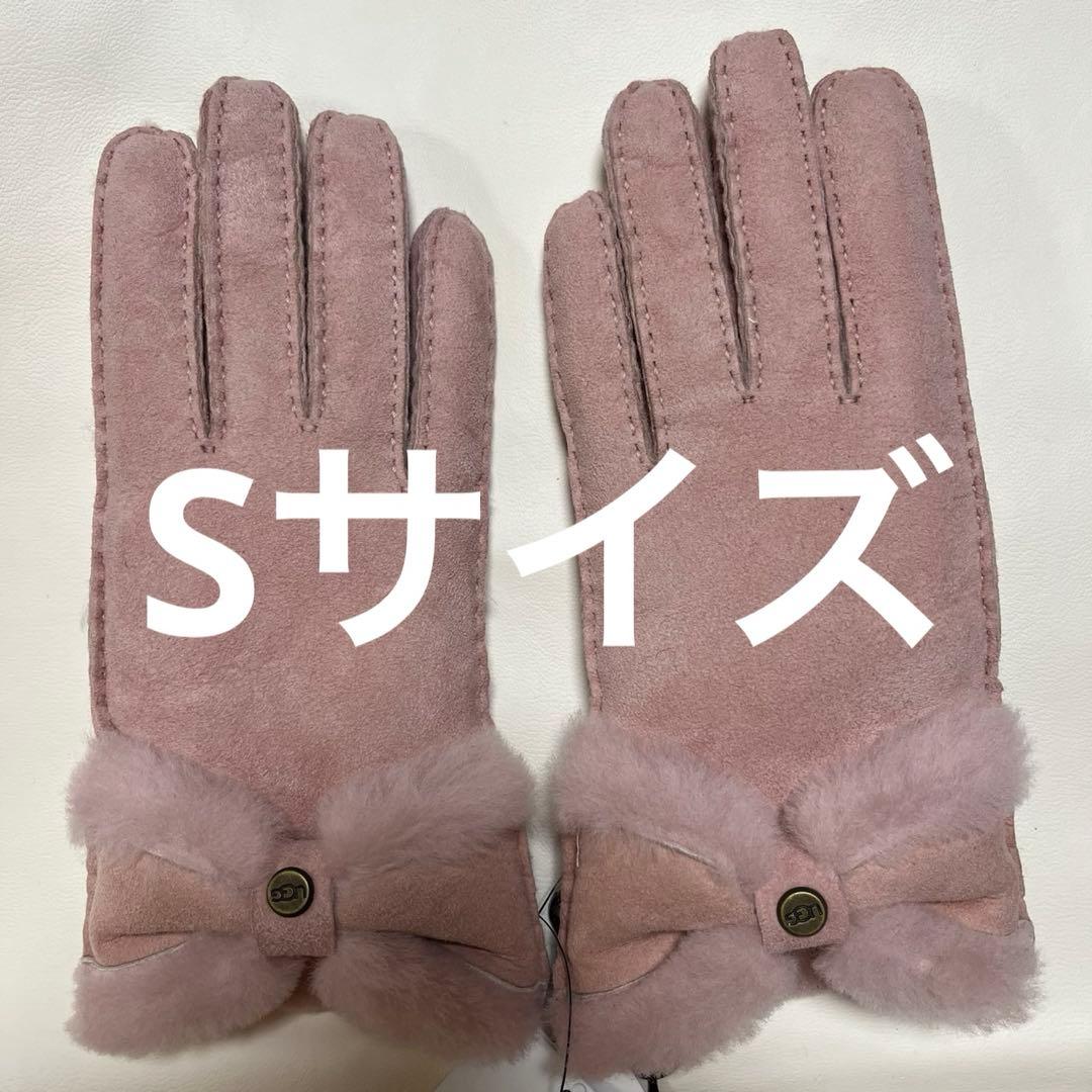 ugg 手袋 Sサイズ ピンク新品、♥
