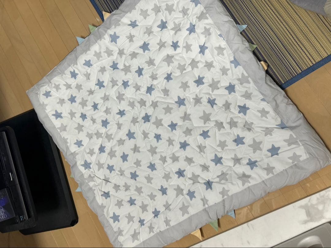 星柄ベビー用敷きパッド