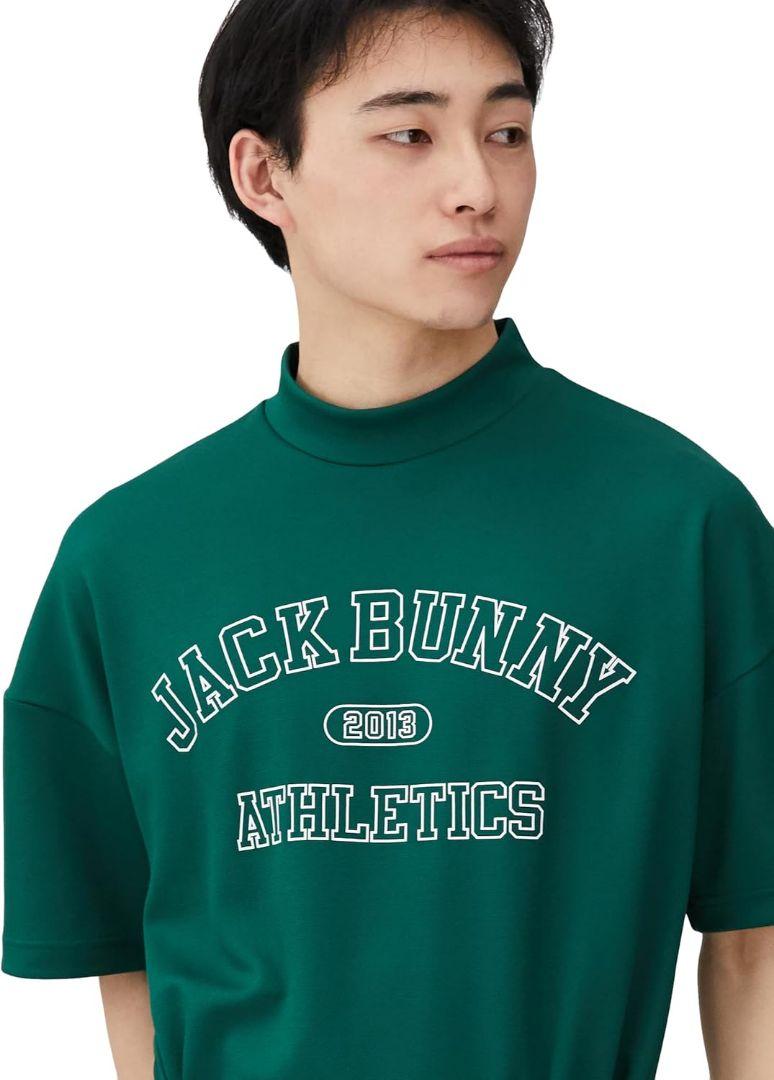 本物の ☆美品☆2024年モデルJack Bunny!! リップルカノコ モックネック メンズウェア
