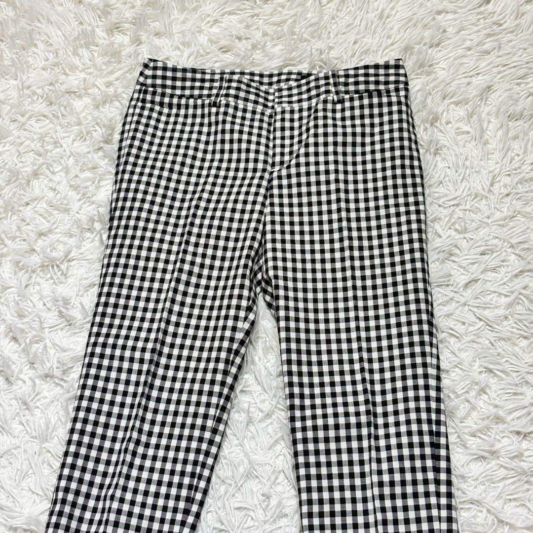 ユナイテッドアローズ　チェックパンツ UNITED ARROWS - UNITED ARROWS ギンガムチェック ストレート
