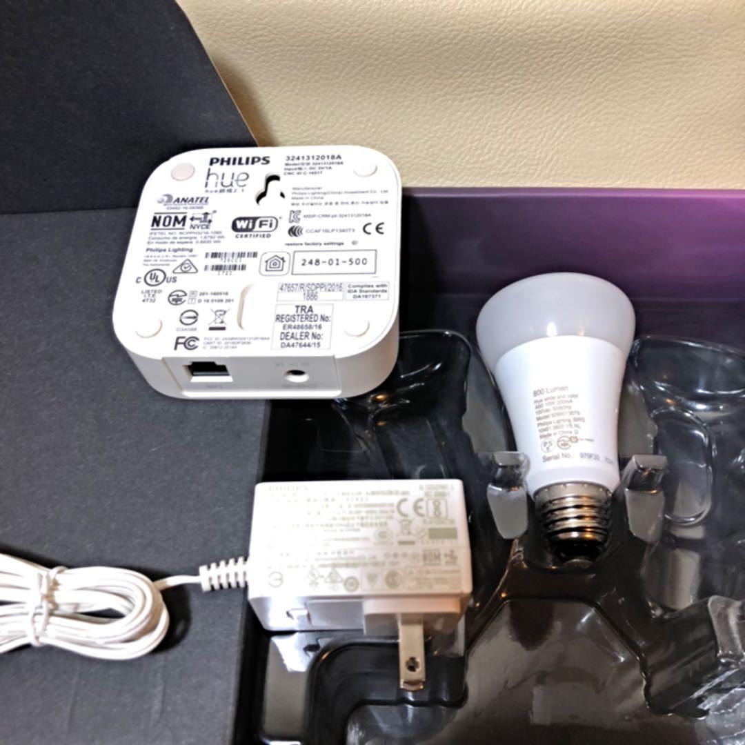 美品 PHILIPS Hue フルカラースターターセット stW58-m78974893221 低価最新品