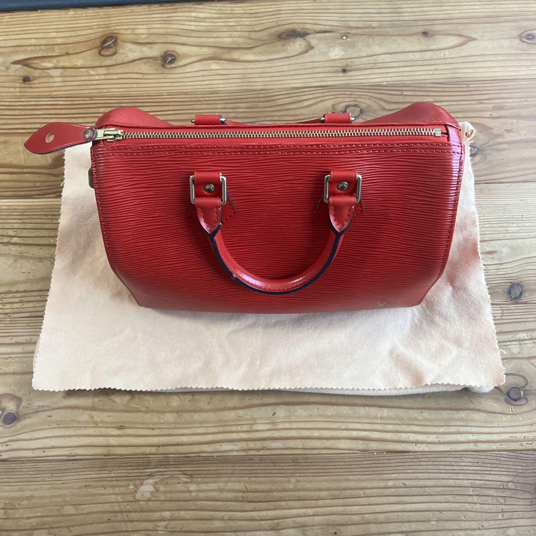 Louis Vuitton 2way 赤 スピーディ 25 ハンドバッグ
