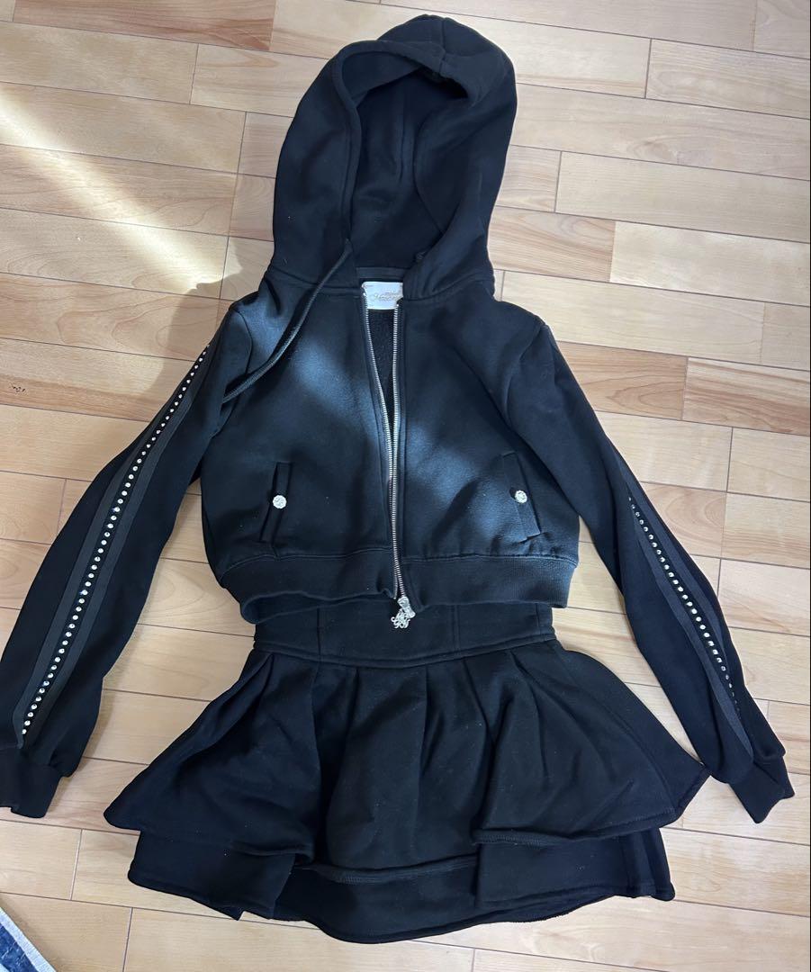 michellMacaronフリルスカートセットアップ