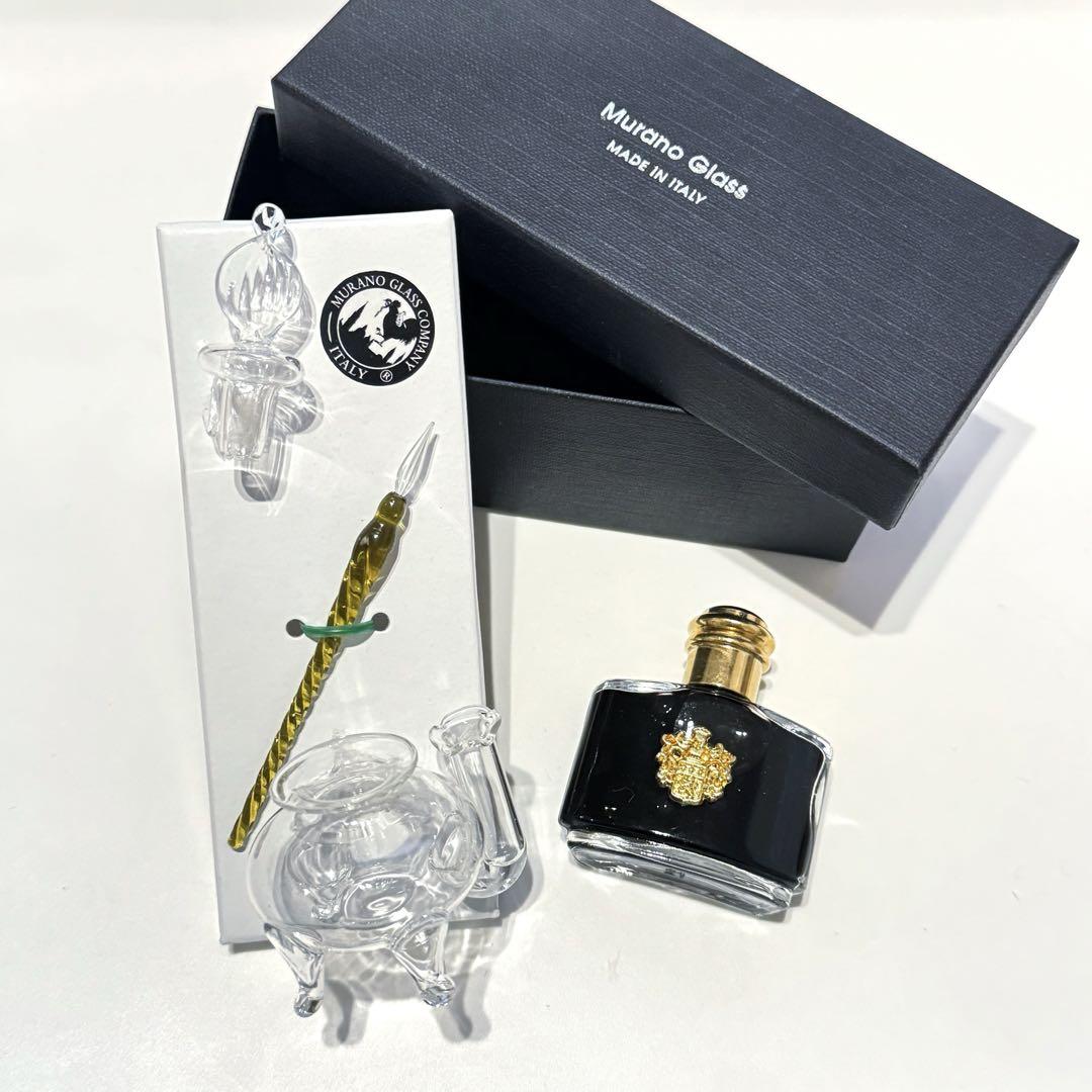 【新品】ガラスペン / イタリア製 / ムラーノグラス