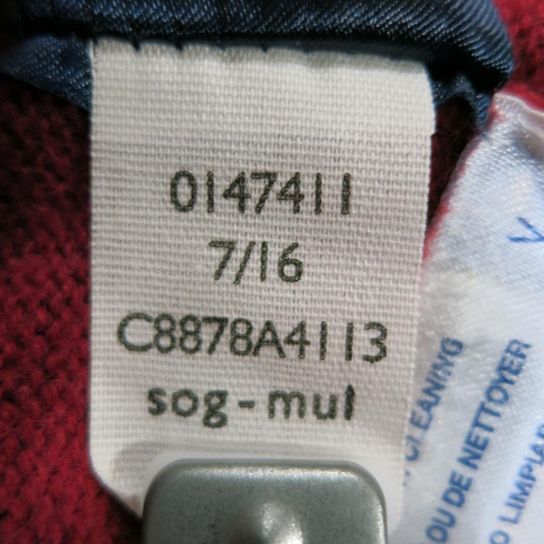 得価品質保証 トミーヒルフィガー ニット レッド XL リブ 刺繍ロゴ ワンポイント 赤 長袖 UnWMp-m78981002113 格安品質保証