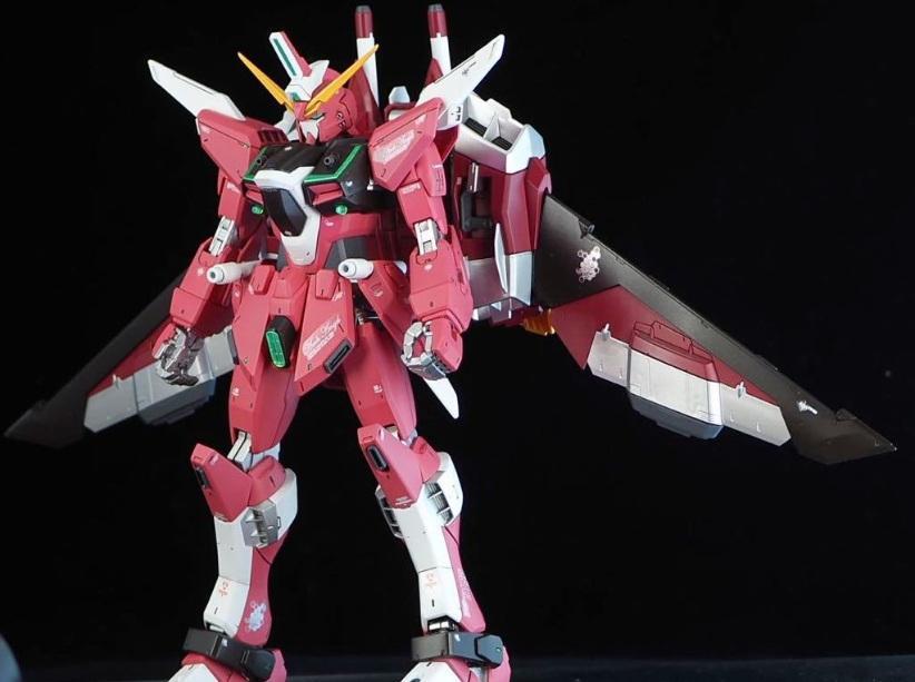 MG インフィニットジャスティスガンダム 全塗装完成品