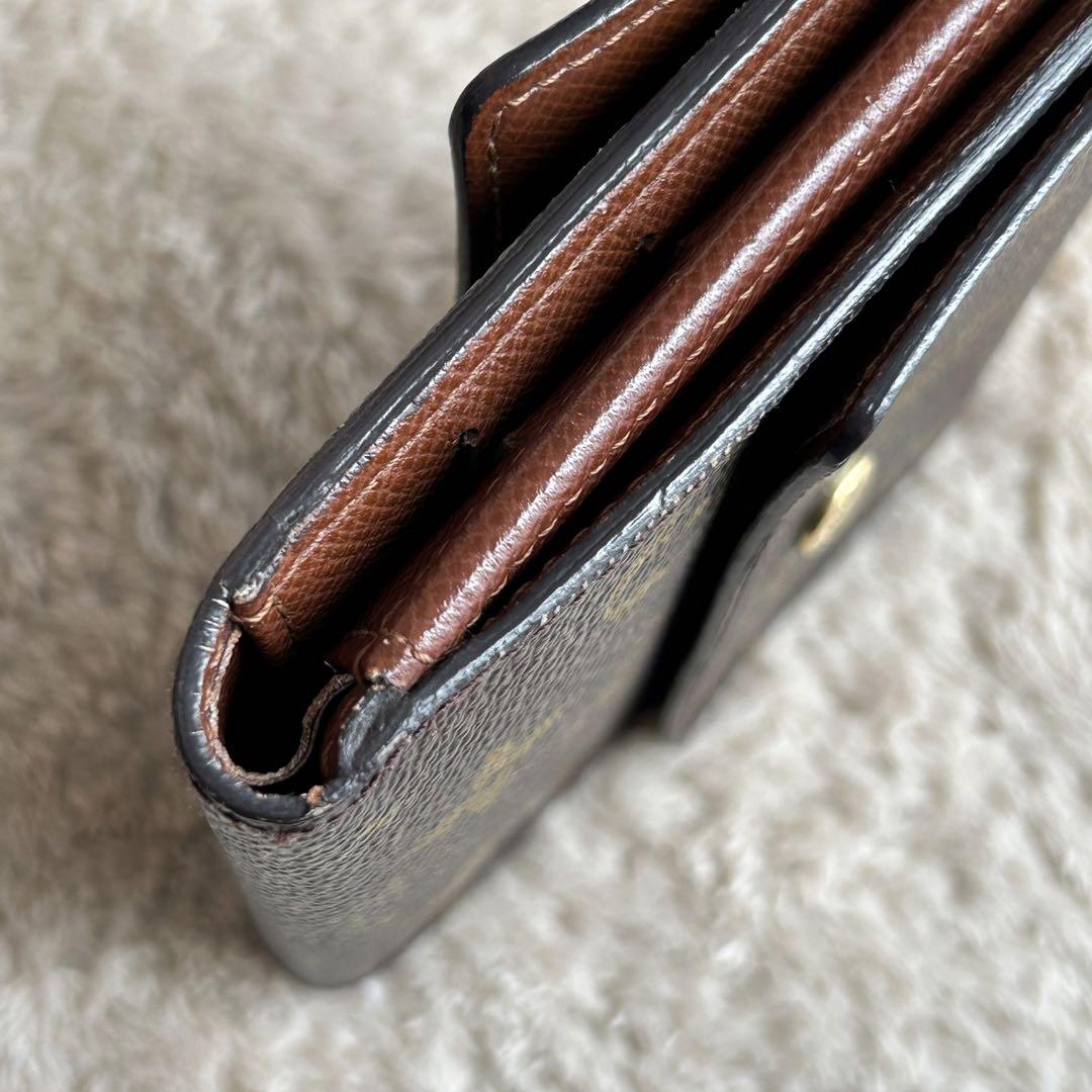 ルイヴィトン 折り財布 モノグラム Wホック