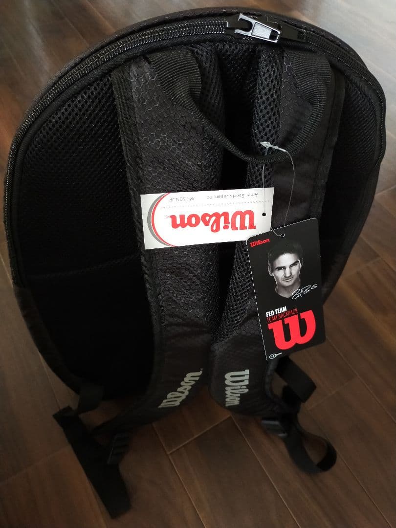 送料無料(沖縄は1000円) Wilson リュック Federer サイン入り | www