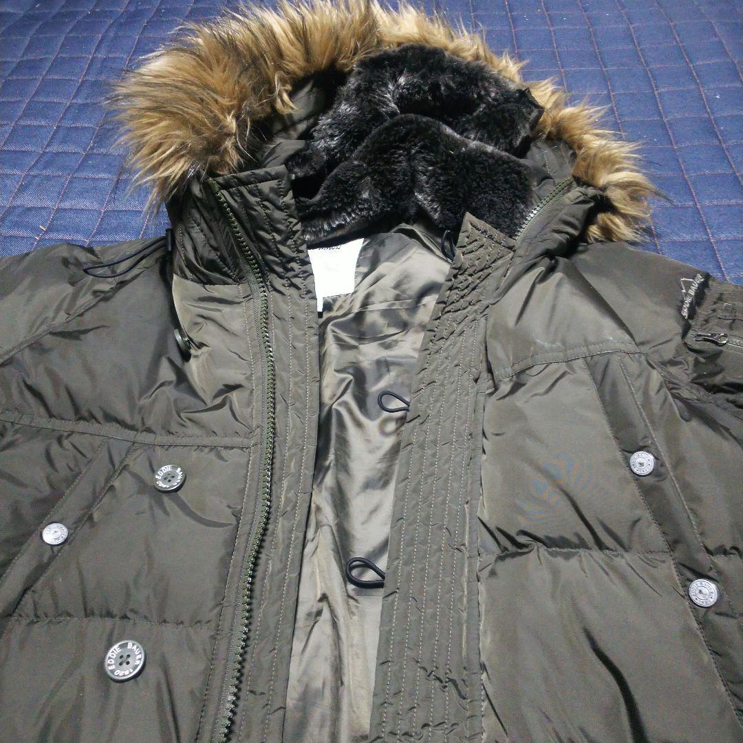 Eddie Bauer グースダウンジャケット モッズコート M