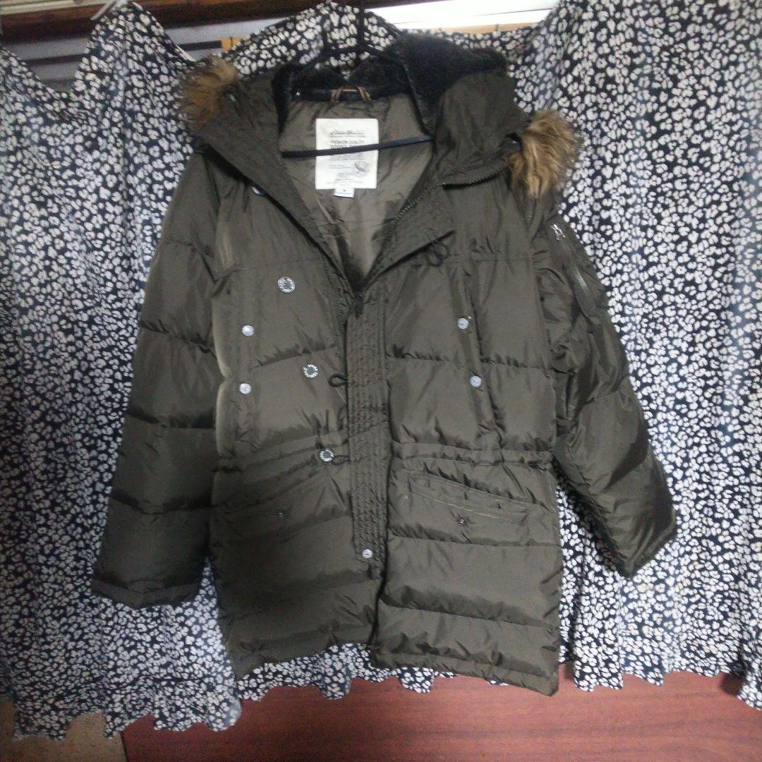 Eddie Bauer グースダウンジャケット モッズコート M