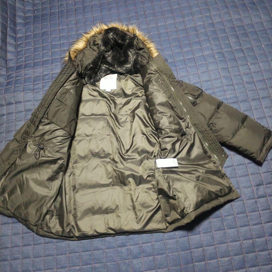 Eddie Bauer グースダウンジャケット モッズコート M