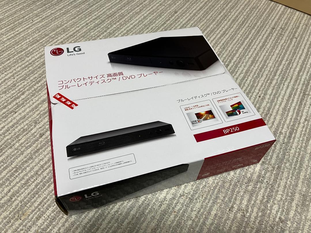 ブルーレイディスク　DVDプレーヤー　LG BP250 BLACK