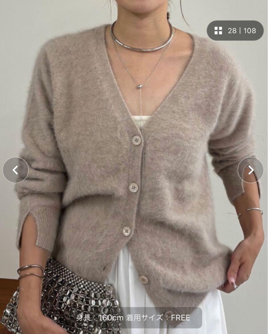 SHENERY ファーカシミヤ3WAYニットカーディガン SHENERY（シーナリー）の「ファーカシミヤ3WAYニット