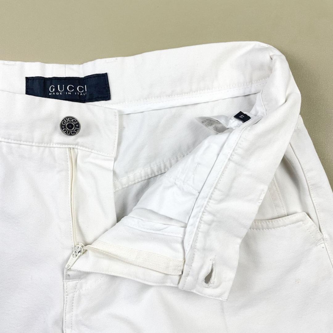 新作最安値 GUCCI ハーフパンツ シェリーライン チノ 白 44 L*QA864 7lLqE-m78991027712 低価HOT