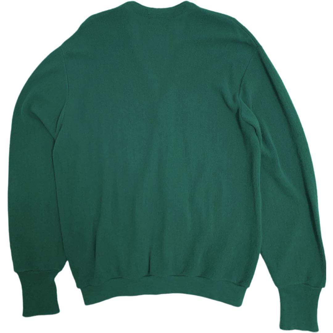 Jantzen VINTAGE 80s USA製 アクリルニットカーディガン 緑