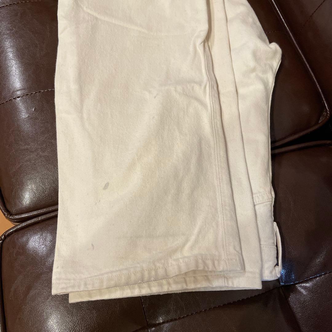 90s Big John ホワイト ストレートデニム W34