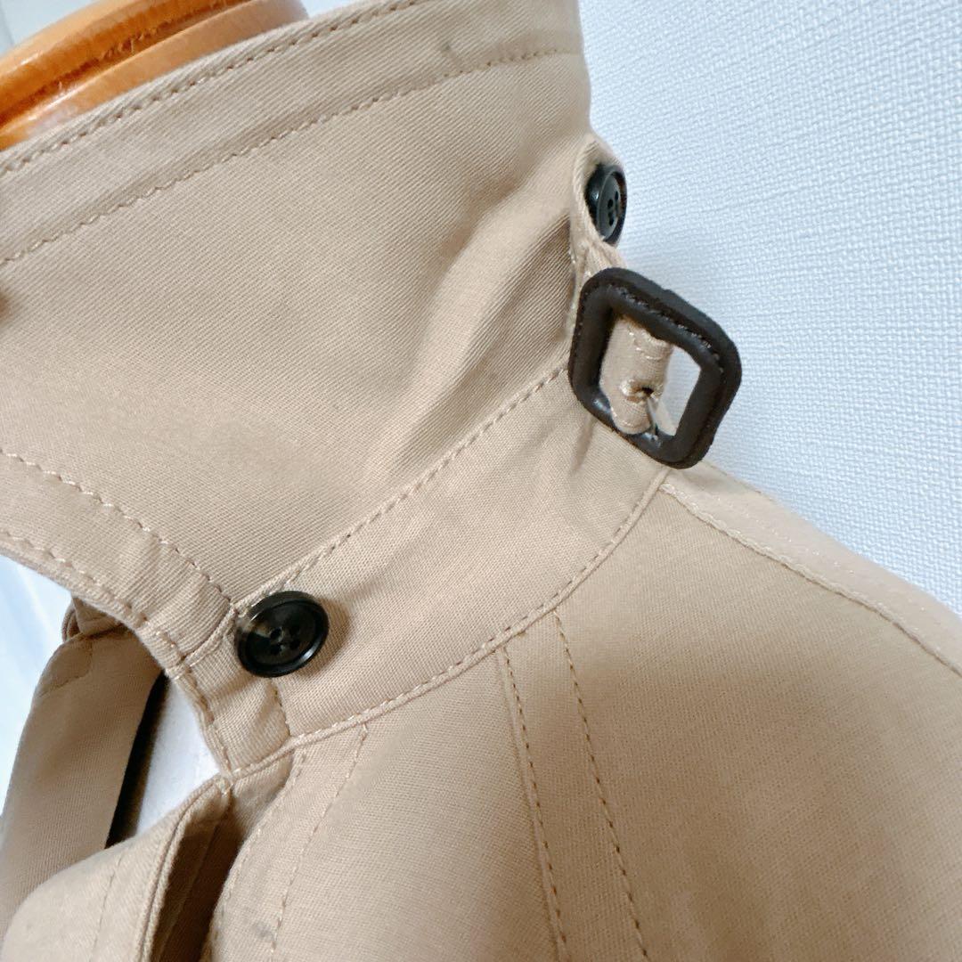 ダイアグラム★美品★ライナー付ロングトレンチコート★キャメル