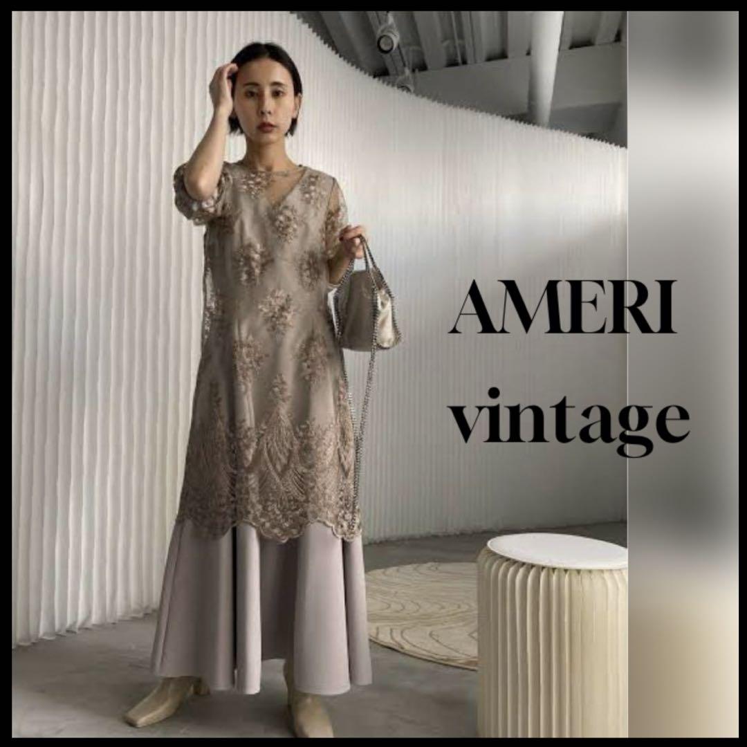 Ameri（アメリ）の「3WAY LAYERED LACE DRESS（ワンピース