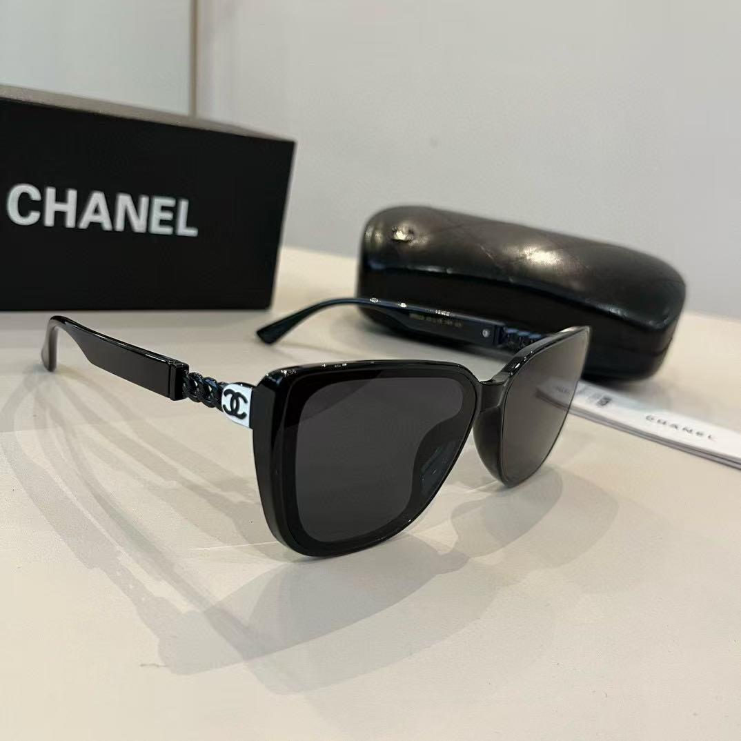 箱附 Chanel シャネル ブラック サングラス - メルカリ